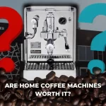 Bellezza home coffee machine pictured in front of the Coffee Complex building.