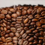 Close up of coffee beans