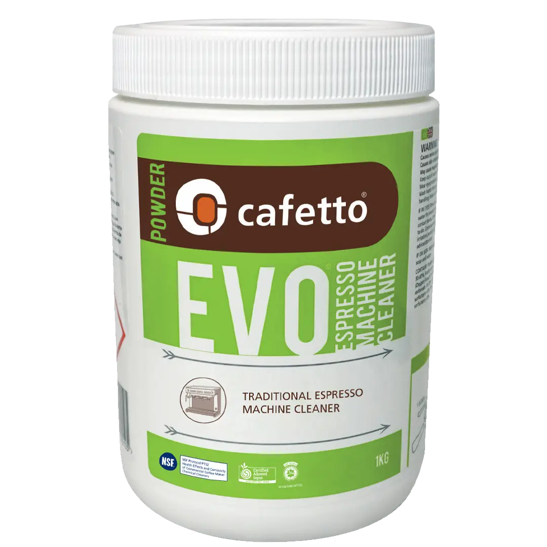 Cafetto 1kg Evo Organic Coffee Machine Cleaning Powder