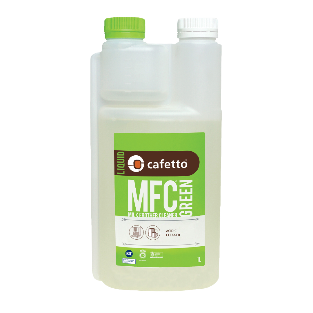 Cafetto 1lt MFC Green Liquid Machine Milk Line Cleaner