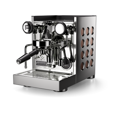 Rocket Appartamento TCA Coffee Machine Chrome With Copper Inserts