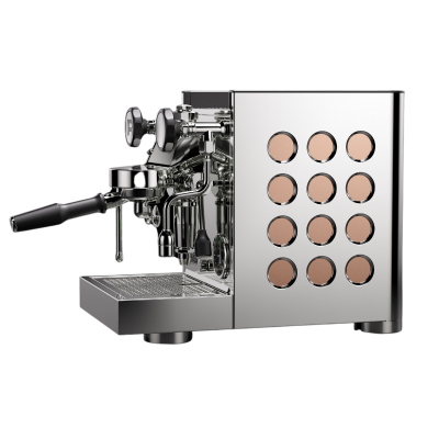 Rocket Appartamento TCA Coffee Machine Chrome With Copper Inserts